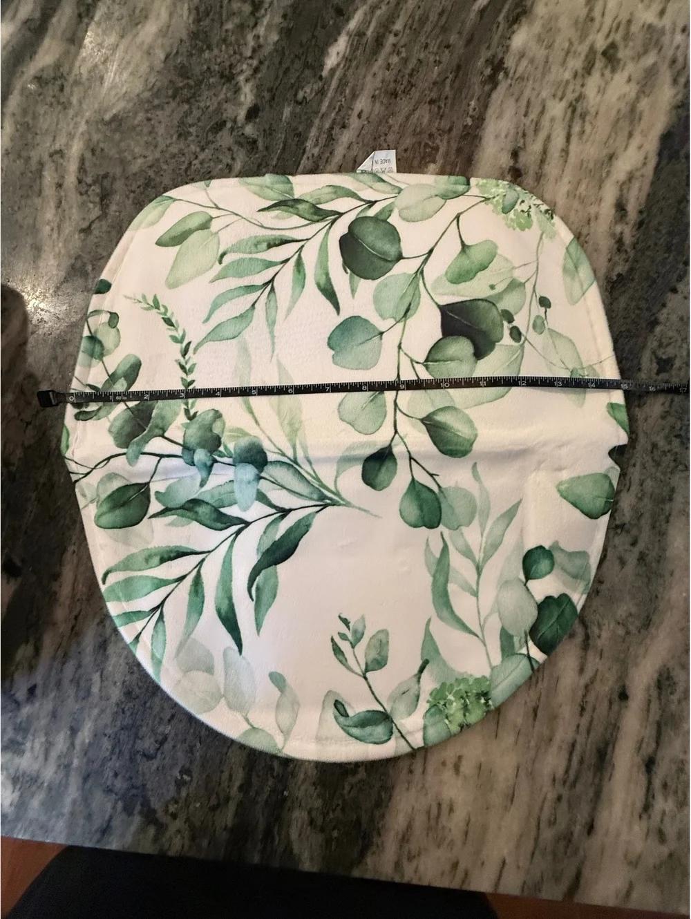 Green Plant Shower Curtain Set with Non-Slip Rugs, seat cover and floor cover